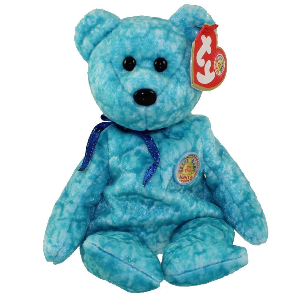 SPARKLES the Bear BBOTM Ty Beanie Baby Beanbag Plush - New with Tags Vintage Retired