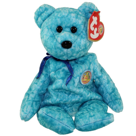 SPARKLES the Bear BBOTM Ty Beanie Baby Beanbag Plush - New with Tags Vintage Retired