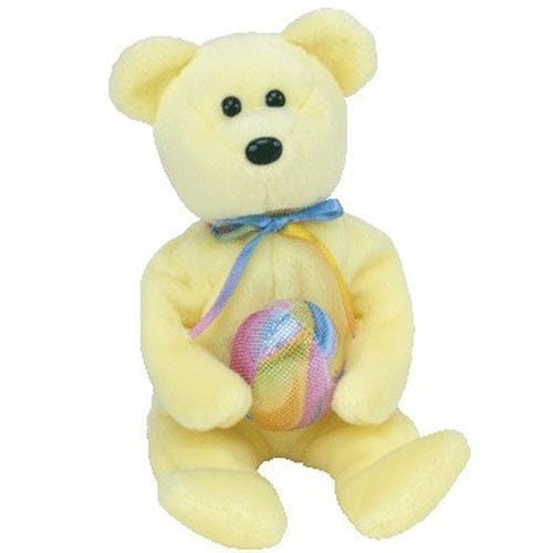 EGGBEART the Bear (Internet Exclusive) Ty Beanie Baby Beanbag Plush - New with Tags Vintage Retired Easter