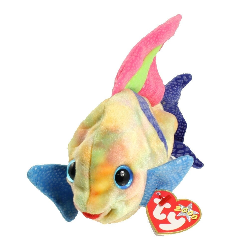 ARUBA the fish Ty Beanie Baby Beanbag Plush - New with Tags Vintage Retired