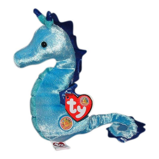 TRIDENT the Sea Horse Ty Beanie Baby Beanbag Plush - New with Tags Vintage Retired