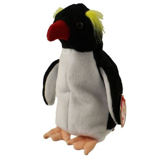 FRIGID the Penguin Ty Beanie Baby Retired Beanbag Plush - New with Tags Vintage 1990s