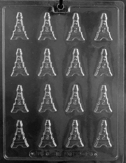 EIFEL TOWER Bite Size Pieces Chocolate Candy Mold Craft Supply