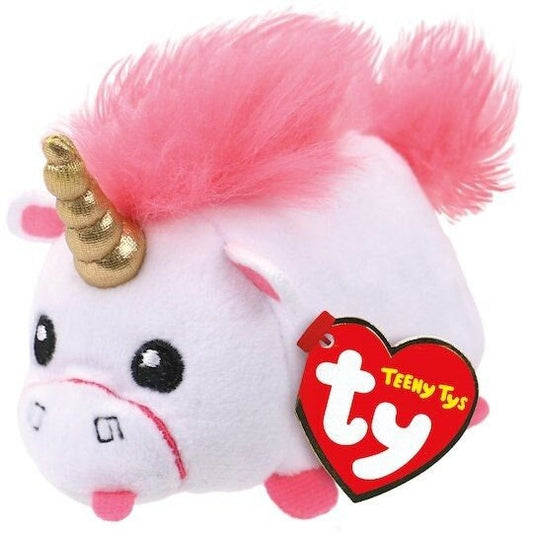 FLUFFY the Unicorn Teeny Ty Retired Beanbag Plush - New with Tags Vintage 1990s