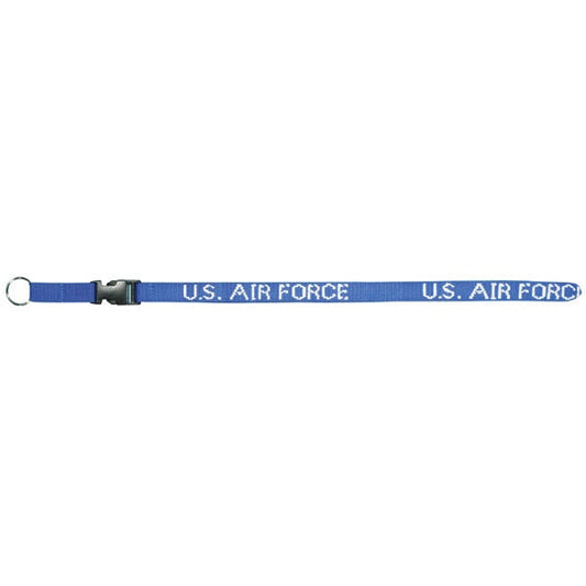 United States Air Force Lanyard W/detachable Buckle - USAF U.S. Air Force Keychain Lanyard Keyring Keyfob Craft Supply