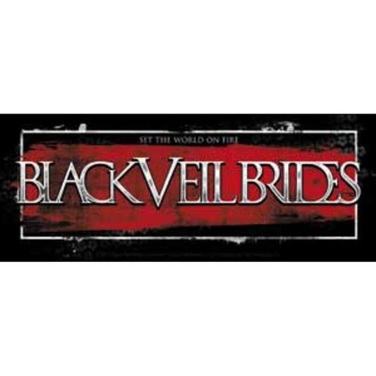 BLACK VEIL BRIDES World on Fire Sticker Decal - American Rock Band Vinyl Decal Sticker Craft Supply