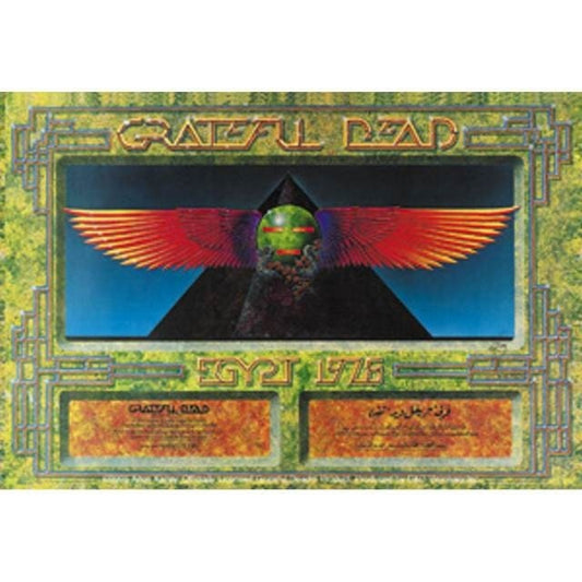 GRATEFUL DEAD Egypt Tour 1976 Sticker Decal - Vintage Rock Band Craft Supply