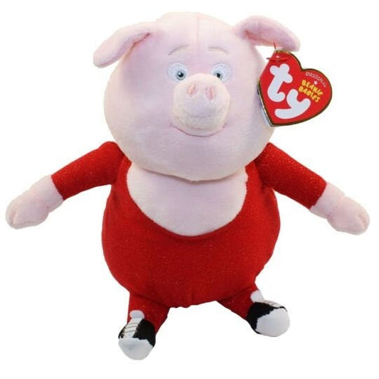 GUNTER the Pig from SING TY Beanie Baby Retired Beanbag Plush - New with Tags Vintage