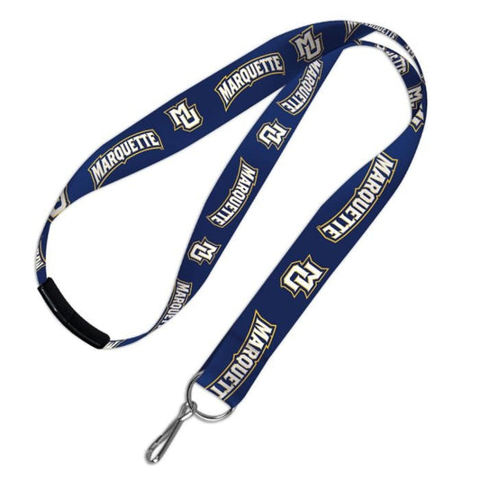 Wincraft MARQUETTE GOLDEN EAGLES Lanyard with Breakaway Clasp - Marquette University Keychain Key Holder Craft Supply