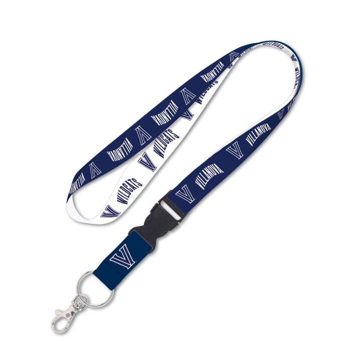 Officially Licensed VILLANOVA WILDCATS Lanyard W/Detachable Buckle - Villanova University Alumni Keychain Key Holder Craft Supply