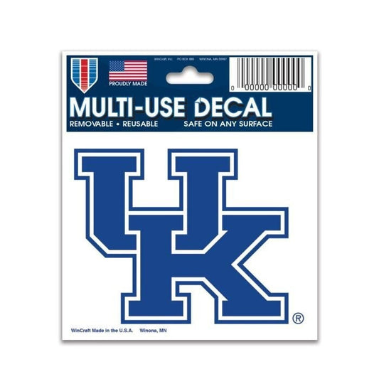 Wincraft KENTUCKY WILDCATS Multi-Use Color Decal - University of Kentucky Wildcats Vinyl Decal Sticker for Car or Truck Window Craft Supply