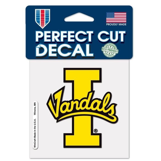 Wincraft IDAHO VANDALS Perfect Cut Color Decal - University of Idaho Vinyl Decal Sticker for Car or Truck Window Craft Supply