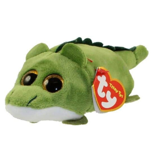 WALLIE the Alligator Teeny Ty Retired Beanbag Plush - New with Tags Vintage 1990s
