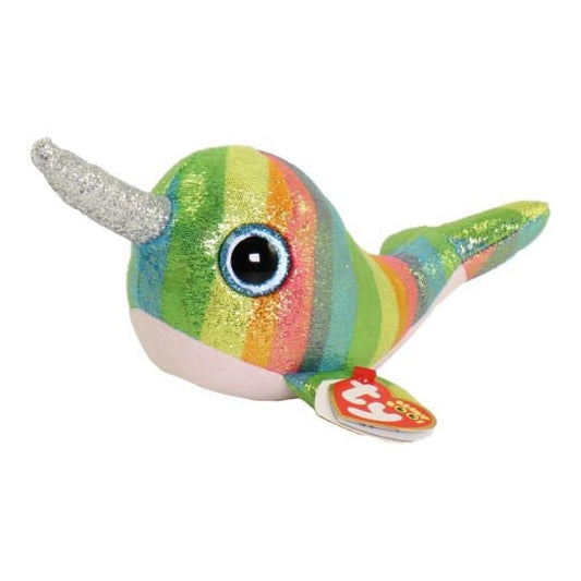 NORI the Narwhal Beanie Boo Retired Beanbag Plush - New with Tags Vintage 1990s