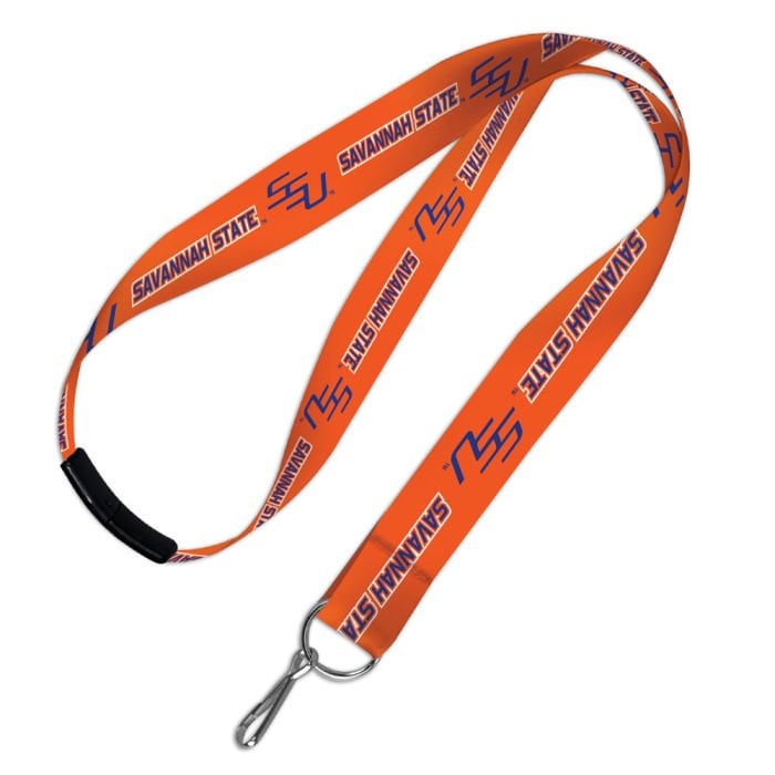 Wincraft SAVANNAH STATE TIGERS Lanyard with Breakaway Clasp - Savannah State University Keychain Key Holder Craft Supply