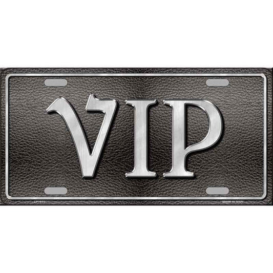 VIP Metal License Plate Sign Novelty Vanity Craft Supply