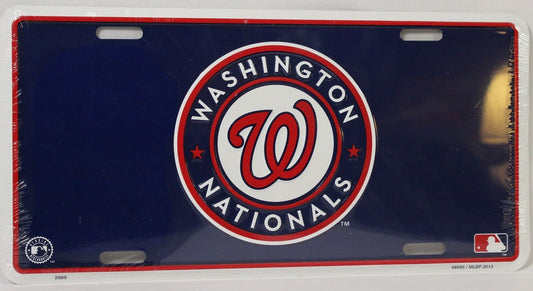 WASHINGTON NATIONALS Metal License Plate Sign Novelty Vanity Craft Supply