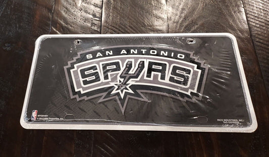 SAN ANTONIO SPURS Metal License Plate Sign Novelty Vanity Craft Supply