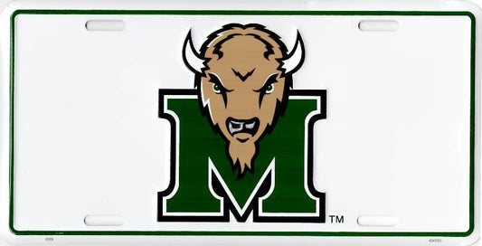 MARSHALL THUNDERING HERD Metal License Plate Sign Novelty Vanity Craft Supply