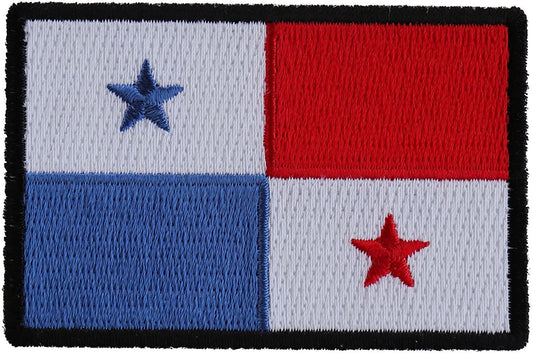 Panama Flag Patch Panamanian - 3x2 inch – Motorcycle Embroidered Patch Appliqué Craft Supply
