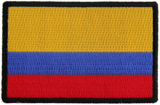 Colombia Flag Patch - 3x2 inch – Motorcycle Embroidered Patch Appliqué Craft Supply