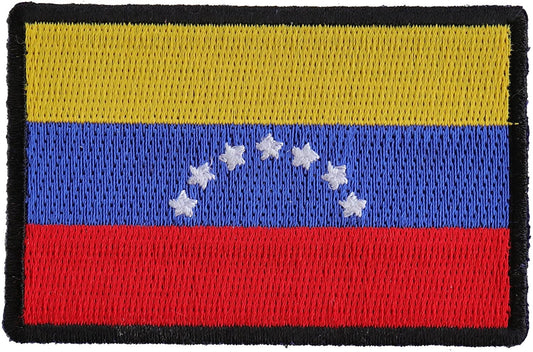 Venezuela Flag Patch Venezuelan - 3x2 inch - Motorcycle Embroidered Patch Appliqué Craft Supply