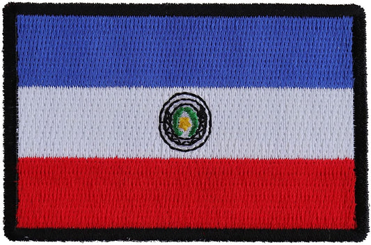 Paraguay Flag Patch Paraguayan - 3x2 inch – Motorcycle Embroidered Patch Appliqué Craft Supply