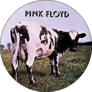 PINK FLOYD Atom Heart Pinback Button Badge - Atom Heart Mother Studio Album - Round 1.25" Button Craft Supply