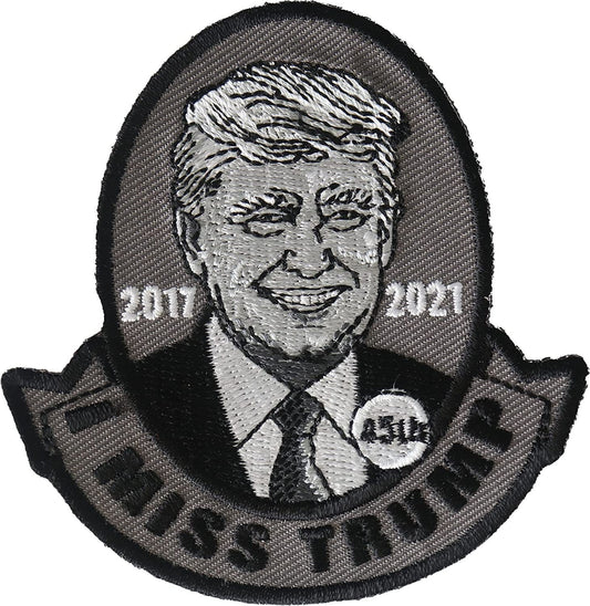 I Miss Trump Iron on Patch - 3x3.1 inch - Motorcycle Embroidered Patch Appliqué Craft Supply