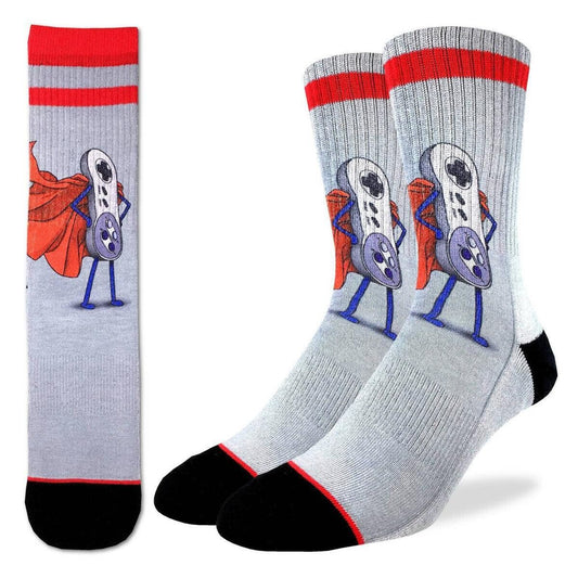 Super Video Game Controller Socks - Video Gaming Novelty Socks - Men's Adult 8-12 Unisex - For Craft Costume Supply