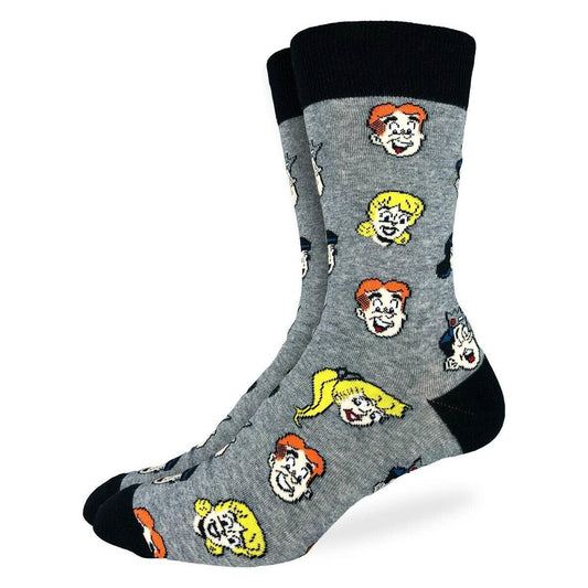 ARCHIE COMICS Characters Crew Socks - Officially Licensed Novelty Socks - Men's Adult 8-12 Unisex - For Craft Costume Supply