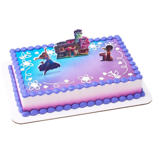 ENCANTO Disney Cake Topper - Encanto Movie Mirabel and Antonio Birthday Party Cake Decoration - Birthday Decoset Craft Supply
