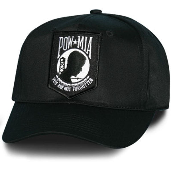 POW MIA Embroidered Cap Hat - Prisoner of War Missing In Action Veteran Vet - Officially Licensed!