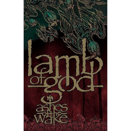 LAMB OF GOD Textile Poster Flag - Approx 41x28 Inch - Lamb of God Ashes Of The Wake Textile Fabric Poster - Officially Licensed