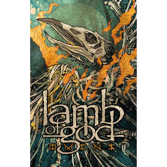 LAMB OF GOD Textile Poster Flag - Approx 41x28 Inch - Lamb of God Omens Textile Fabric Poster - Officially Licensed