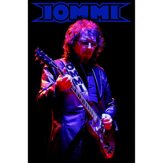 TONY LOMMI Textile Poster Flag - Approx 41x28 Inch - Tony Iommi Playing Guitar Textile Fabric Poster - Officially Licensed