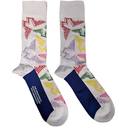 PAUL MCCARTNEY Socks - Paul McCartney Wings Logo Unisex Ankle Socks - Men's Adult 8-12 - Officially Licensed Craft Costume Supply