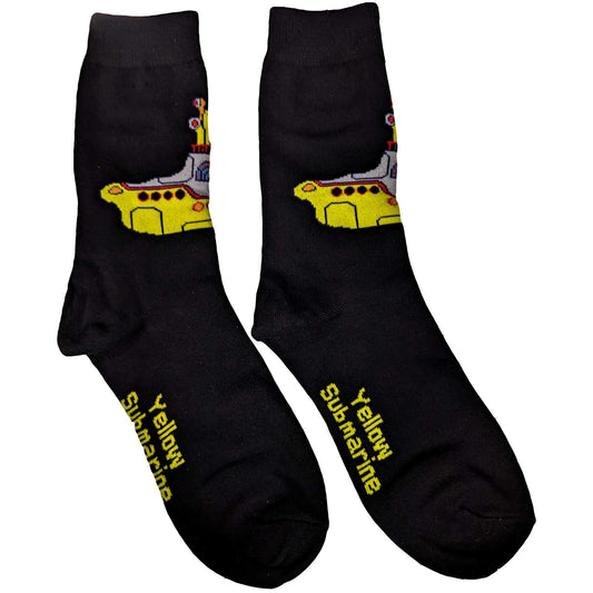 THE BEATLES Socks - Beatles Yellow Submarine Ankle Socks - Ladies Adult Size 6-9 - Officially Licensed Craft Costume Supply
