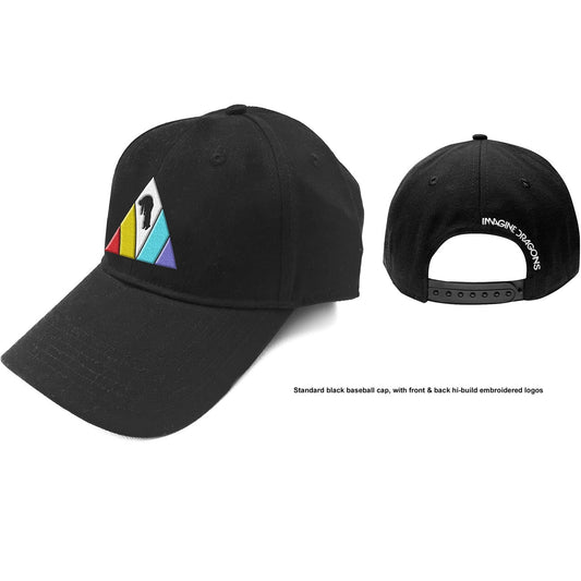 IMAGINE DRAGONS Unisex Cap Hat - Made to Order - Triangle Logo Imagine Dragons Adjustable Snapback Baseball Cap - Officially Licensed!
