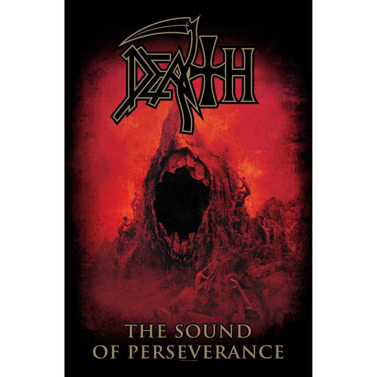 DEATH Textile Poster Flag - Approx 41x28 Inch - Death Sound Of Perseverance Textile Fabric Poster - Officially Licensed