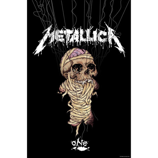 METALLICA Textile Poster Flag - Approx 41x28 Inch - Metallica One Textile Fabric Poster - Officially Licensed