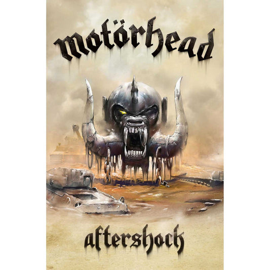 MOTORHEAD Textile Poster Flag - Approx 41x28 Inch - Motorhead Aftershock Textile Fabric Poster - Officially Licensed