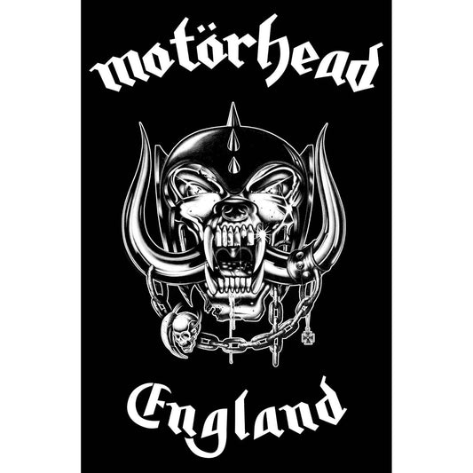 MOTORHEAD Textile Poster Flag - Approx 41x28 Inch - Motorhead England Textile Fabric Poster - Officially Licensed