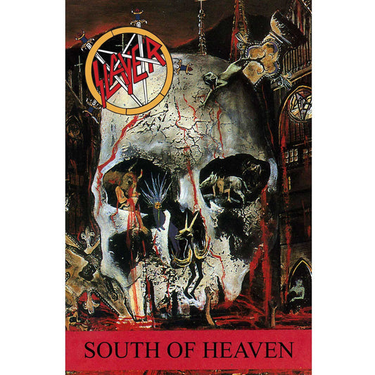 SLAYER Textile Poster Flag - Approx 41x28 Inch - Slayer South of Heaven Textile Fabric Poster - Officially Licensed
