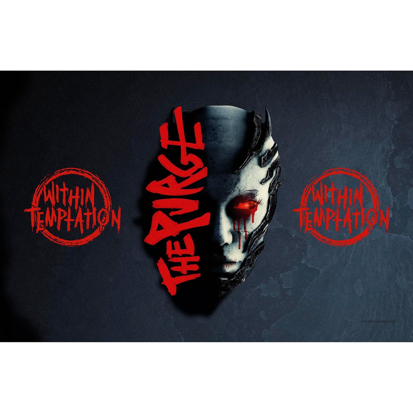 WITHIN TEMPTATION Textile Poster Flag - Approx 41x28 Inch - Within Temptation The Purge Textile Fabric Poster - Officially Licensed