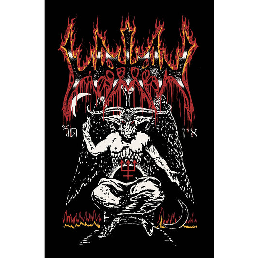 WATAIN Textile Poster Flag - Approx 41x28 Inch - Watain Baphomet Textile Fabric Poster - Officially Licensed