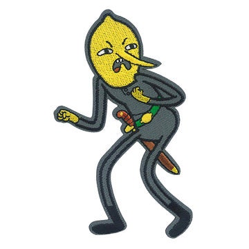 ADVENTURE TIME Lemongrab You Are Serval Patch - 3.1x4.4 Inch - Cartoon Network Embroidered Patch Applique Craft Suppl