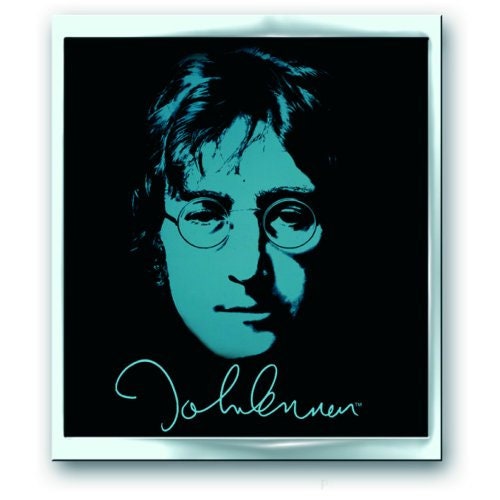 JOHN LENNON Photo Metal Pin Badge - Approx 1 Inch - Pinback Badge Button Lapel With Butterfly Clutch Attachment