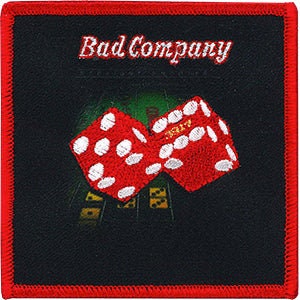 BAD COMPANY Straight Shooter Patch - 3.3x3.3 Inch - Embroidered Rock Band Patch Applique Craft Supply