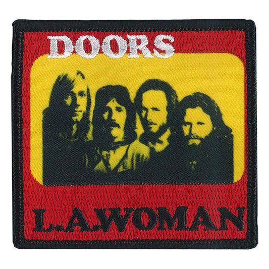 THE DOORS LA Woman Patch - 3.5x3.5 Inch - Embroidered Rock Band Patch Applique Craft Supply